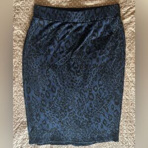 Du Jour Heather Blue Skirt